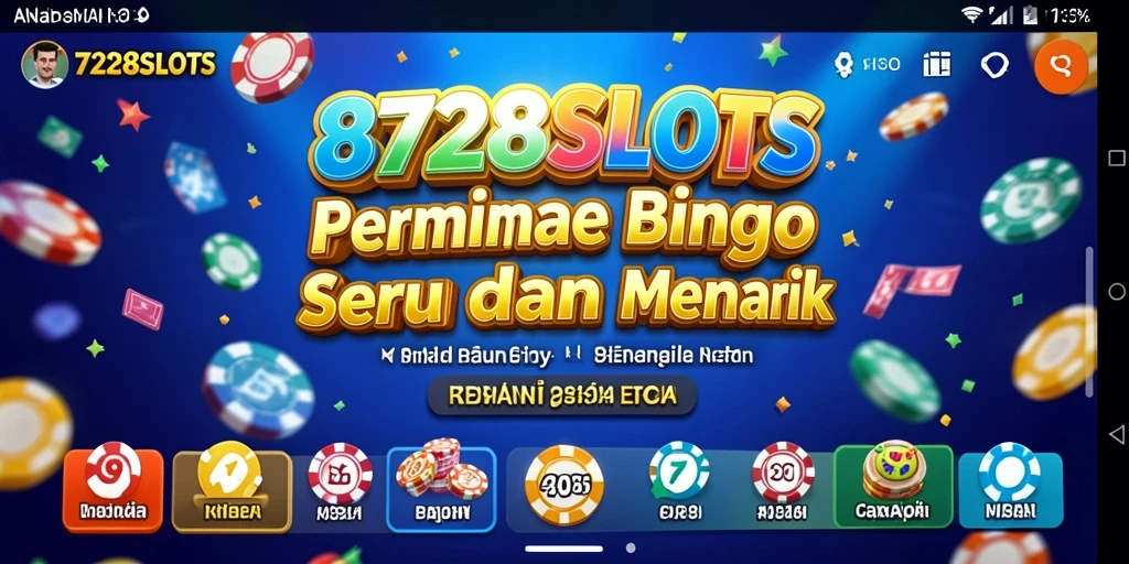 Tampilan gameplay menarik dari 8728SLOTS dalam permainan Bingo.