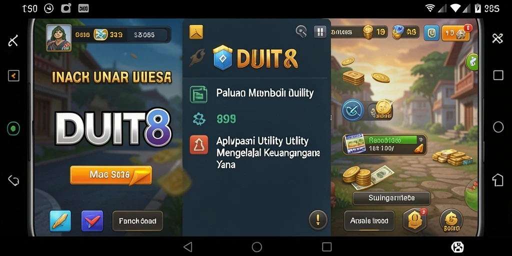 Tampilan antarmuka DUIT8 yang ramah pengguna dan fungsional.
