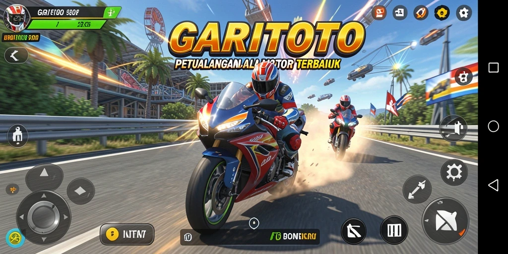 Tampilan gameplay GARITOTO yang menegangkan dan memukau.