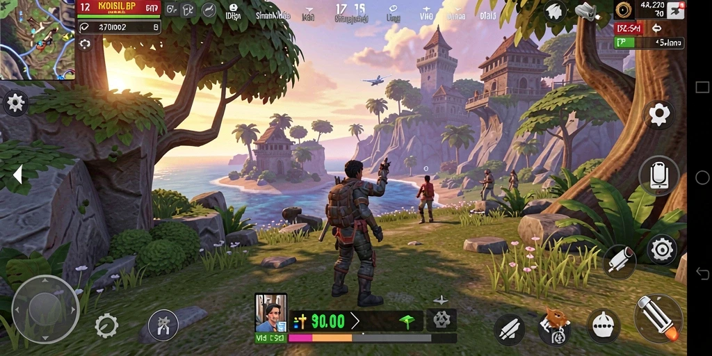 Tangkapan layar menunjukkan gameplay mendalam IDRRP.