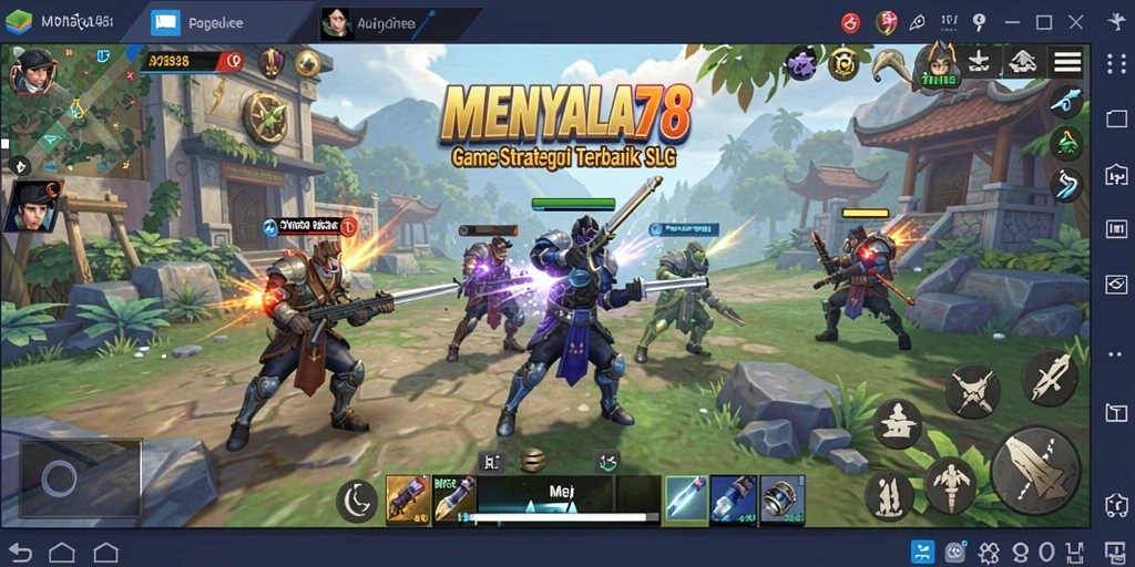 Tampilan gameplay menarik dari MENYALA78 dengan strategi mendalam.