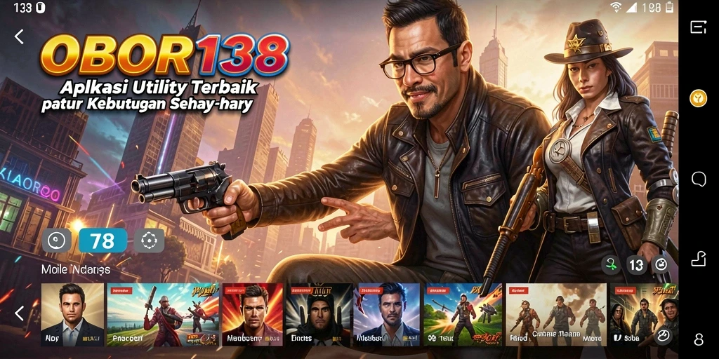 Screenshot utama OBOR138 menampilkan antarmuka aplikasi Utility yang intuitif.