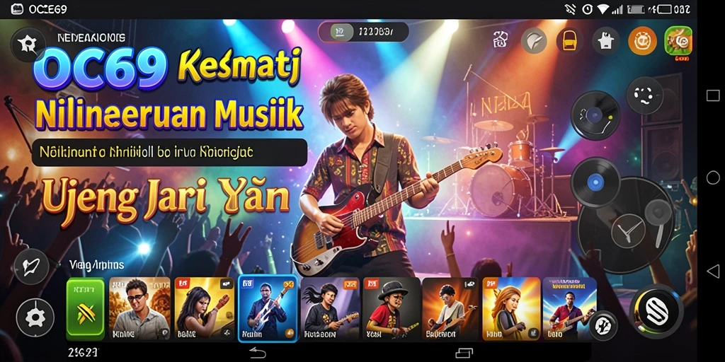 Tampilan gameplay OCE69 yang penuh semangat dan interaktif.