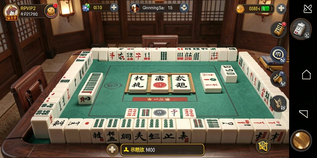 Tampilan gameplay RPVIP2 yang penuh warna dan menarik saat bermain Mahjong.