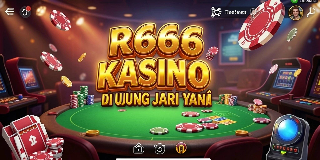 Screenshot gameplay RR666 menampilkan suasana kasino yang mendebarkan.