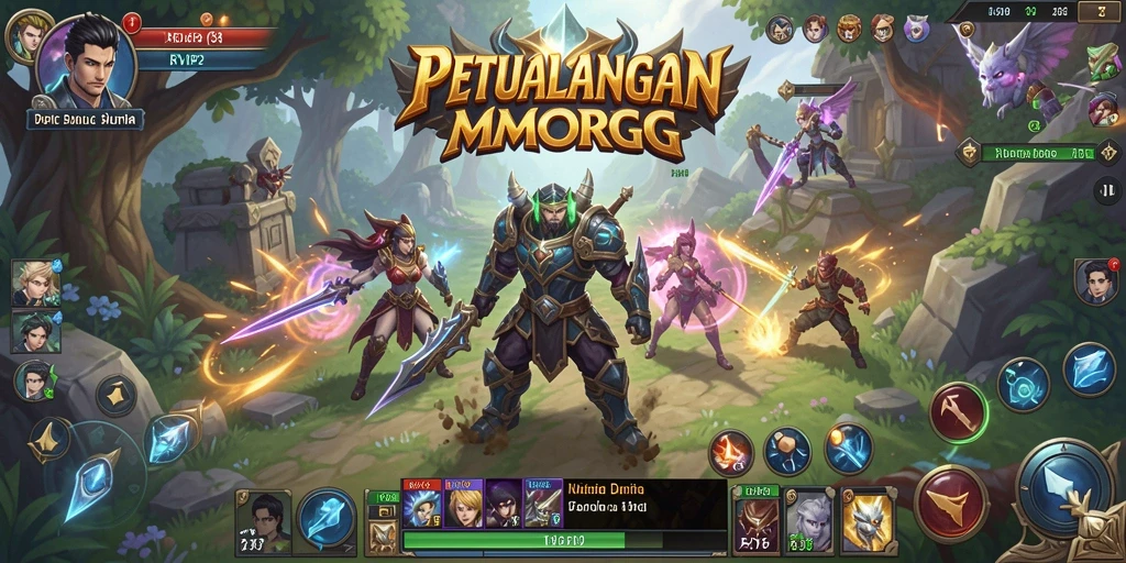 Gameplay seru dan menakjubkan dalam dunia MMORPG.