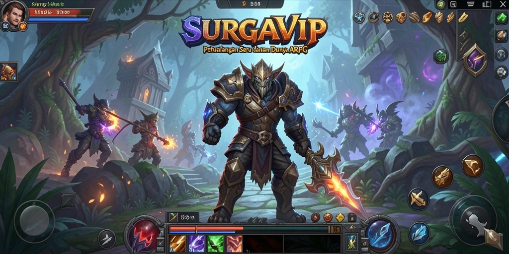 Tampilan gameplay SURGAVIP yang menegangkan dan penuh aksi.