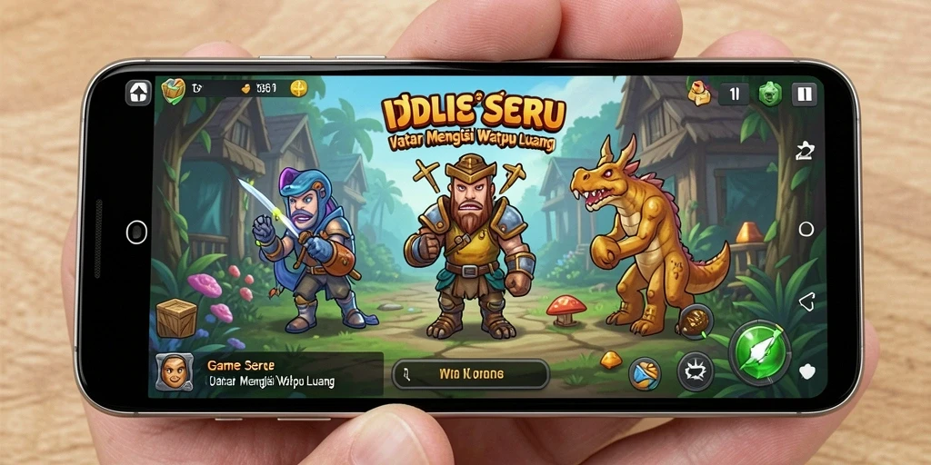 Tampilan gameplay Idle T6 yang menarik dan menyenangkan.