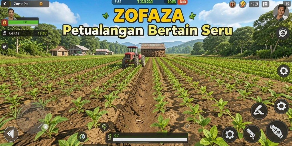 Menampilkan pengalaman bertani seru di ZOFAZA.
